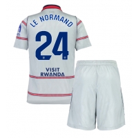 Atletico Madrid Robin Le Normand #24 Tredje Tröja Barn 2026-27 Kortärmad (+ Korta byxor)